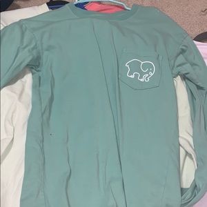 Ivory Ella teal long sleeve